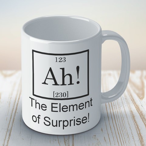 The element of surprise Coffee Mug