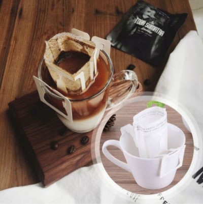 50-Piece Portable Drip Coffee Bag White 7.5x9centimeter