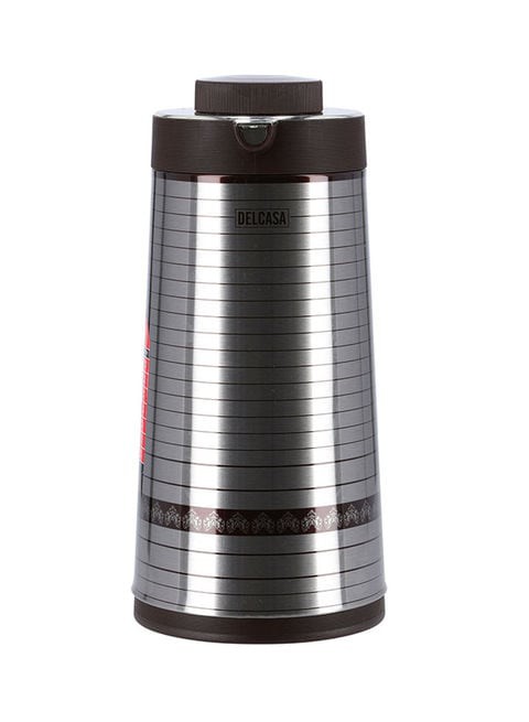 Delcasa Stainless Steel Vacuum Flask Silver/Black