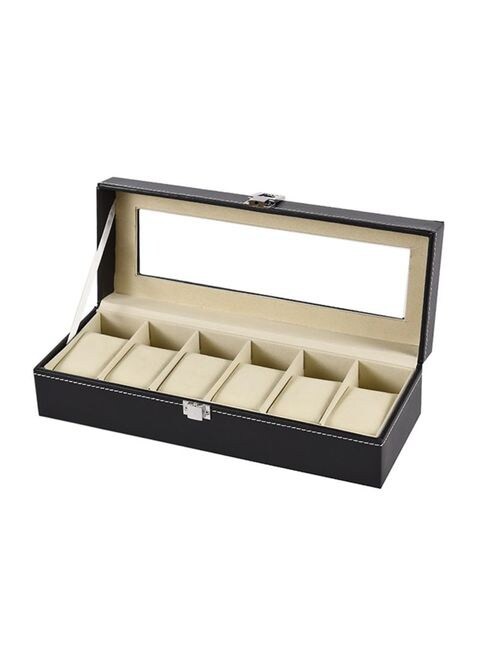 Generic 6-Grid Watch Display Storage Box