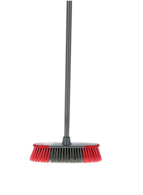 Delcasa Broom With Handle Grey/Black/Red