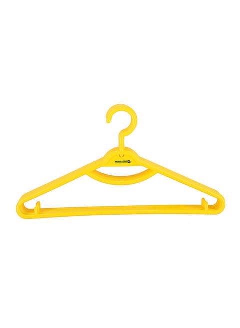 ROYALFORD 6-Piece Clothes Hanger Yellow 34cm