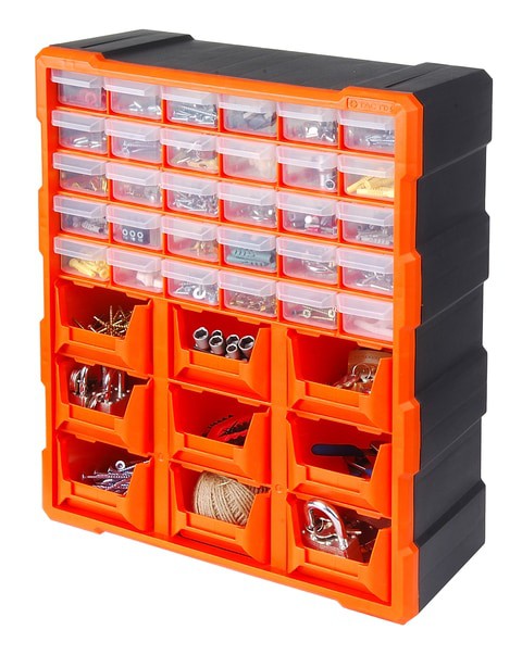 TACTIX - 30-DRAWERS STORAGE BIN WITH 9 TRAY - TTX-320644