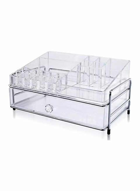 East Lady Acrylic Makeup Organizer Clear