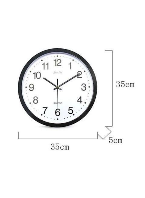 Generic Design Simple Fashion Wall Mounted Digital Wall Clock White/Black