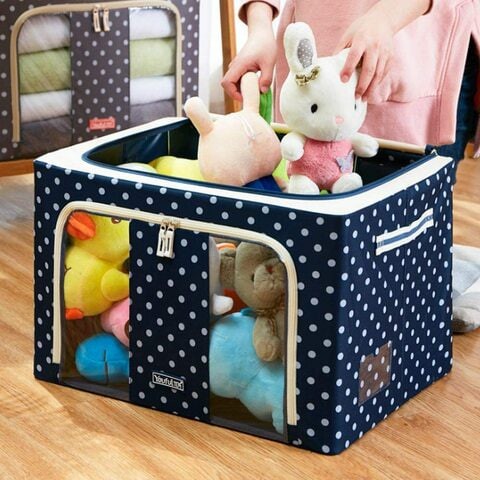 Wanhenda Convenient Foldable Storage Bag Clothes Blanket Quilt Closet Sweater Organizer Box Pouches Storage Drawers Organizers