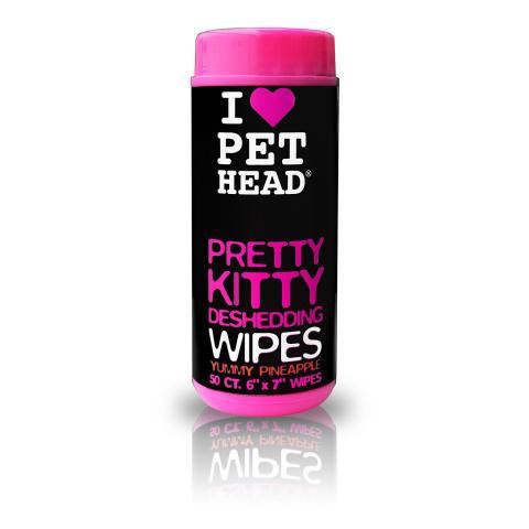 Pet Head Tphc4 Pretty Kitty Wipes 50Pk Pineapple De Shed Wipes