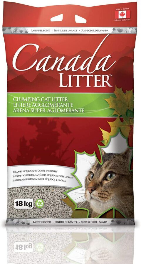 Petshopindragonmart Cat Litter Clumping For Toilet Use Canada Litter 18Kg &ndash; Lavender