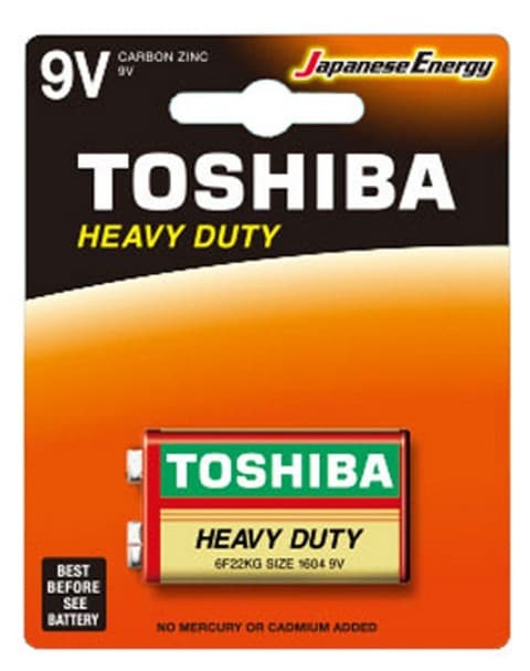 Toshiba Heavy Duty 9V Battery