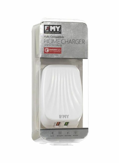 Emy Charger Amy My-230Q Fast Shipping Ba Two USB Outlets