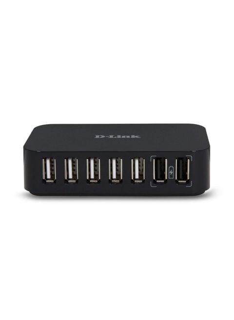 D-Link 7-Port USB 2 Hub Black