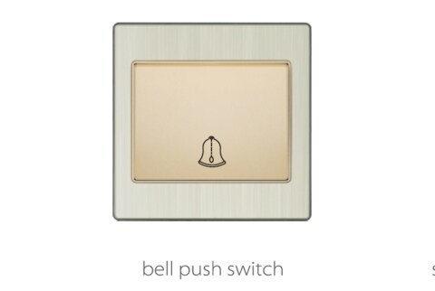 ALUMINIUM   BELL PUSH SWITCH SOCKET