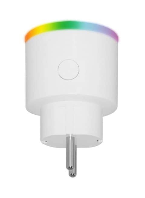 Generic 2-Piece Wi-Fi Mini Socket With LED Indicator Multicolour 83 X 52 X 52millimeter