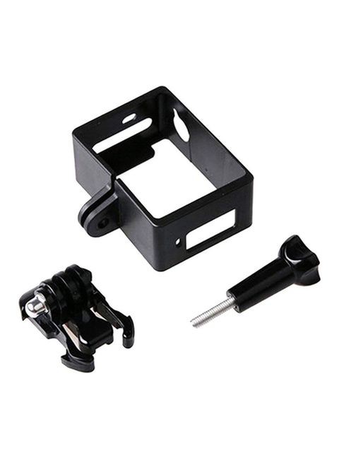 Sjcam - Protective Frame With Mount For SJ5000 Action Camera Black