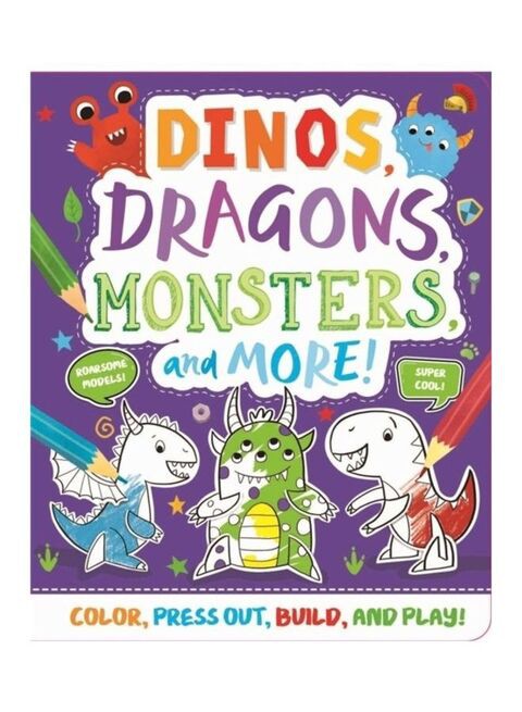 Dinos Dragons Monsters And More! Hardcover English By Igloobooks