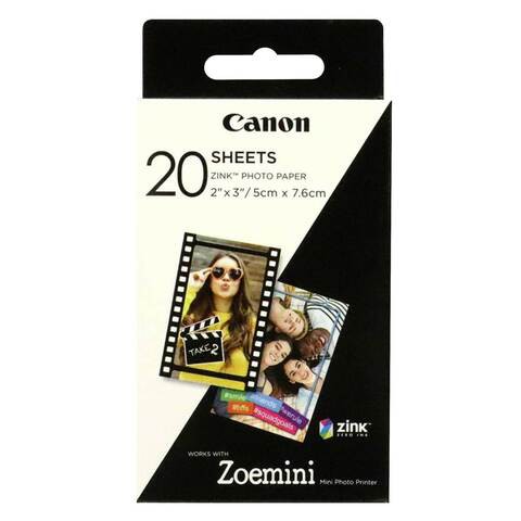 Canon ZP-2030 Zink Photo Paper 20 Sheets