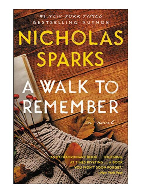 A Walk To Remember Paperback English By Nicholas Sparks - 25-Jun-19