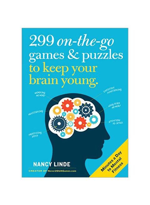 299 On-The-Go Games And Puzzles To Keep Your Brain Young Paperback English by Nancy Linde - 1 November 2019