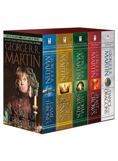 George R. R. Martin&#39;s A Game Of Thrones 5-Book Set Paperback English By George R. R. Martin - 17-Dec-13