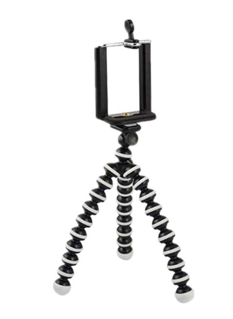 Margoun - Flexible Tripod Phone Mount Black/White/Silver