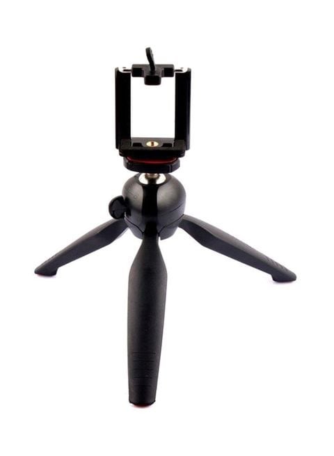 Yunteng - YT-228 Mini Tripod For Smartphones and Camera Black