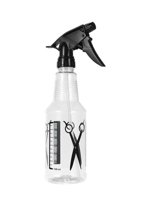 Generic Hairdressing Spray Bottle Clear/Black 390ml