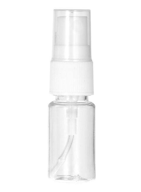 Generic Mini Travel Empty Spray Bottle Clear/White 30ml