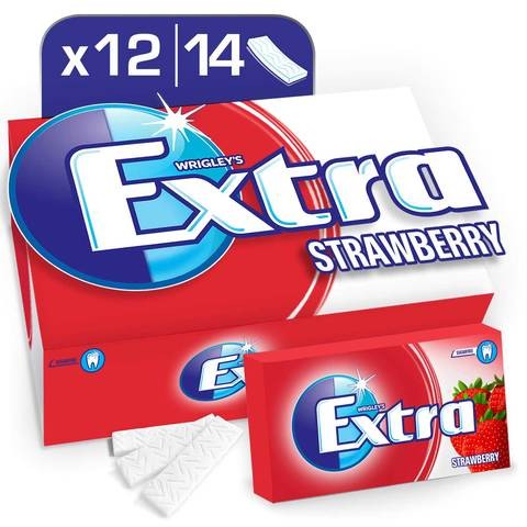 WRIGLEY'S EXTRA STRAWBERRY 27GX12