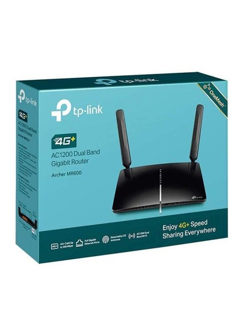 راوتر تي بي-لينك AC1200 لاسلكي مزدوج النطاق 4G+ راوتر جيجابت كات 6 (Archer MR600)