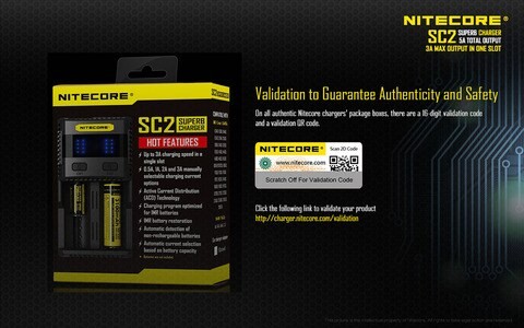 Nitecore SC2 Superb Universal Battery Charger