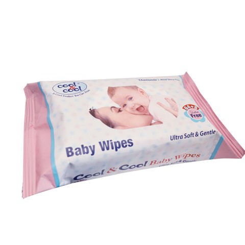 Cool & Cool Ultra Soft & Gentle Baby Wipes 64+8 Pieces