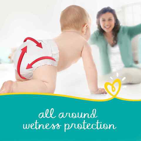 Pampers Baby-Dry Diapers, Size 5, 11-16kg, with Leakage Protection, 208 Baby Diapers