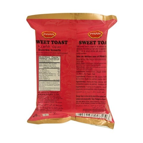 Bran sweet toast 350 gm