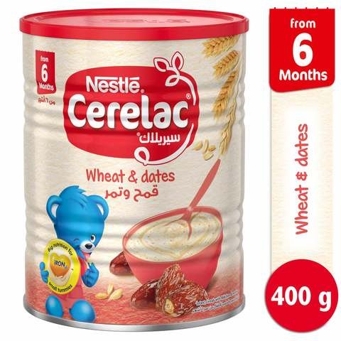 Nestle Cerelac Wheat and Dates for Babies (from 6 months) 400 gm