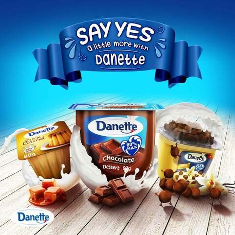 Danette Vanilla Cream 90 g x 4