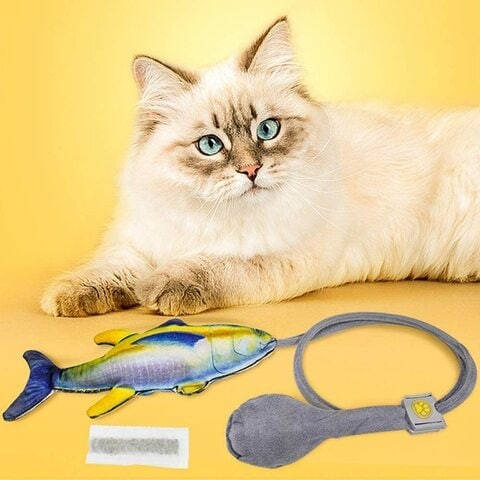 General Cats Fish Trigger Toy, Safe for Training Cats and Pets