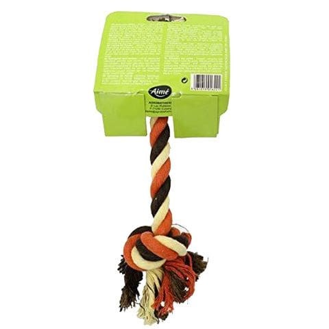 Multicolored animal rope toy 20 cm