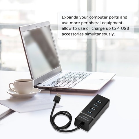 Generic 4-Port USB 3.0 Multi-Speed ​​USB Hub to Adapter (USB)