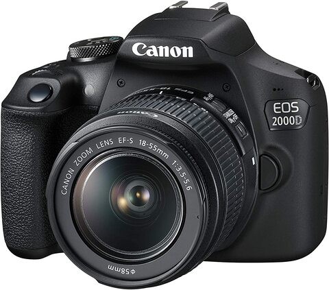 Canon EOS 2000 DSLR Camera With EF-S 18-55mm F/3.5-5.6 IS II Lens 24.1 MP Built-in Wi-Fi & NFC