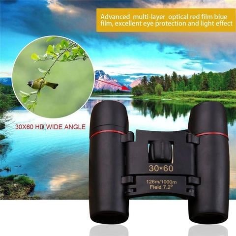 Dragon Mall Binoculars - 30 x 60 30 x 60 Night Vision Travel Camping Binoculars Foldable Optical HD Binoculars