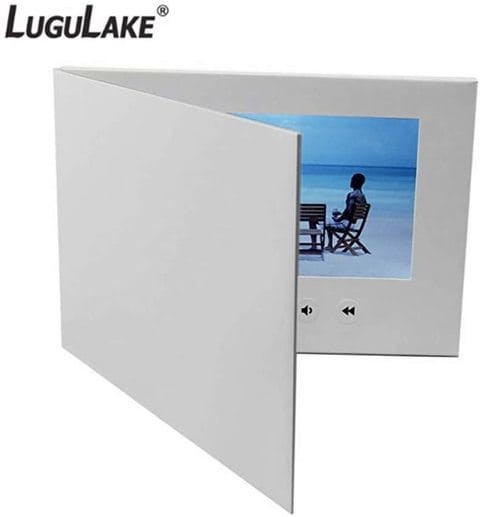 Logo Lake 7 Inch LCD Digital Video Card Birthday Anniversary Video Photo Frame