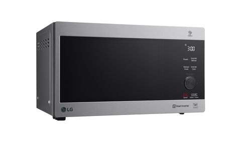 LG 42 Liter Inverter Microwave With Grill, Silver - Mh8265Cis