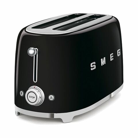 Smeg 1500W 4 Slice Electric Toaster, Stainless Steel (TSF02BLUK)