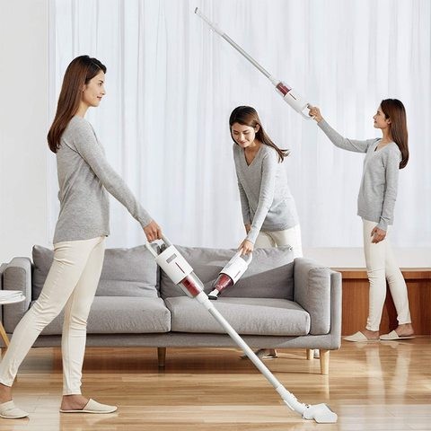 Derma VC20 Cordless Vacuum Cleaner (Upright Bagless, Strong & Lightweight Wand with Rechargeable Li-ion Battery Derma Pet)