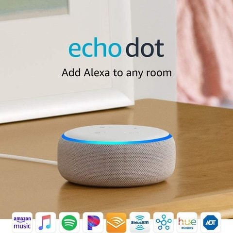 Sandstone Echo Dot 3rd Generation - Smart Speaker with Alexa