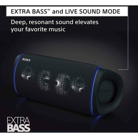 Sony SRS-XB43 Wireless Bluetooth Speaker with 24 Hours Battery Life Party Lights Party