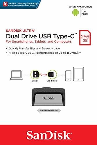 SanDisk Ultra Dual Drive 256 GB USB Type-C USB-C , USB 3.1-SDDDC2-256G-G46