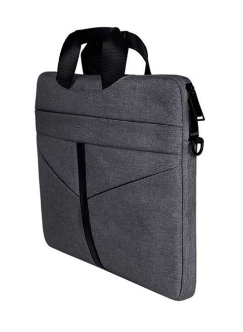 Portable Bag With Shoulder Strap For 13.3 Inch Laptops Dark Gray