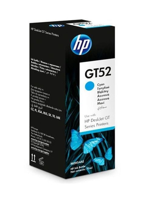 HP GT52 Ink Cartridge - Cyan