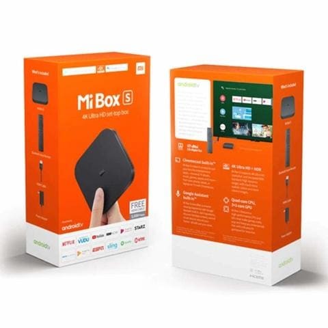 Xiaomi Mi Box S with 4K HDR Android, Google Remote Media Player - International Version, Black